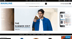 Desktop Screenshot of mainlinemenswear.co.uk