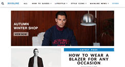 Desktop Screenshot of blog.mainlinemenswear.co.uk